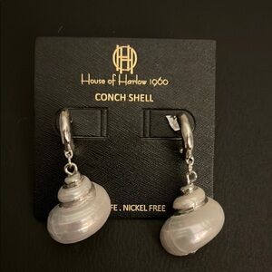 House of Harlow 1960 Conch Shell Earrings